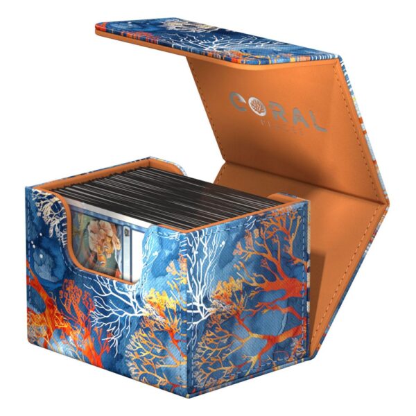Ultimate Guard: Sidewinder 100+ Xenoskin 2025 Exclusive "Coral Places" - Fiery Reef (voor 100 kaarten) - microvezel binnenzijde