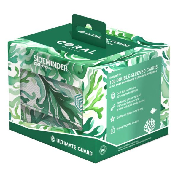 Ultimate Guard: Sidewinder 100+ Xenoskin 2025 Exclusive "Coral Places" - Kelp Forest (voor 100 kaarten) - met kaarten