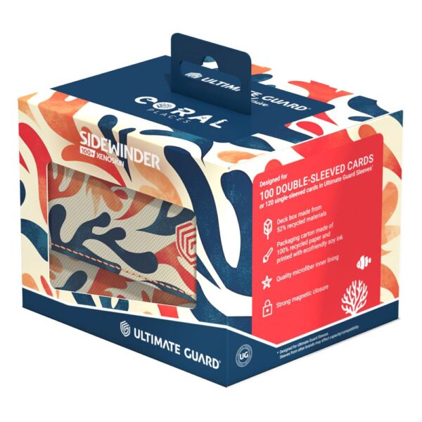 Ultimate Guard: Sidewinder 100+ Xenoskin 2025 Exclusive "Coral Places" - Mellow Sea (voor 100 kaarten) - met kaarten
