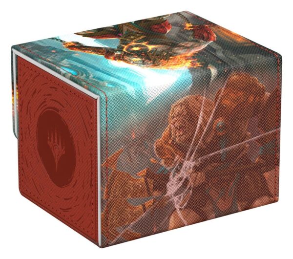 Ultimate Guard: Sidewinder 100+ Xenoskin "Reality Fracture" - Ajani, Path of Vengeance (voor 100 kaarten) - detailopname
