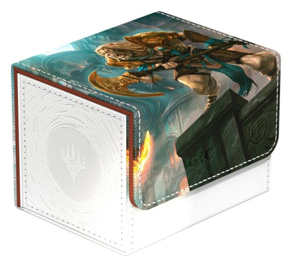Ultimate Guard: Sidewinder 100+ Xenoskin "Reality Fracture" - Ajani, Counterattack Leader (voor 100 kaarten) - vooraanzicht