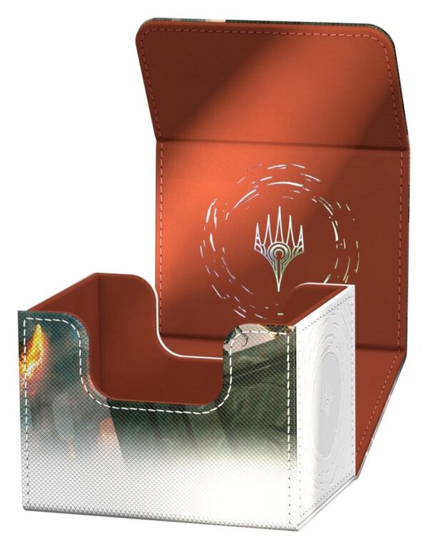 Ultimate Guard: Sidewinder 100+ Xenoskin "Reality Fracture" - Ajani, Counterattack Leader (voor 100 kaarten) - in gebruik