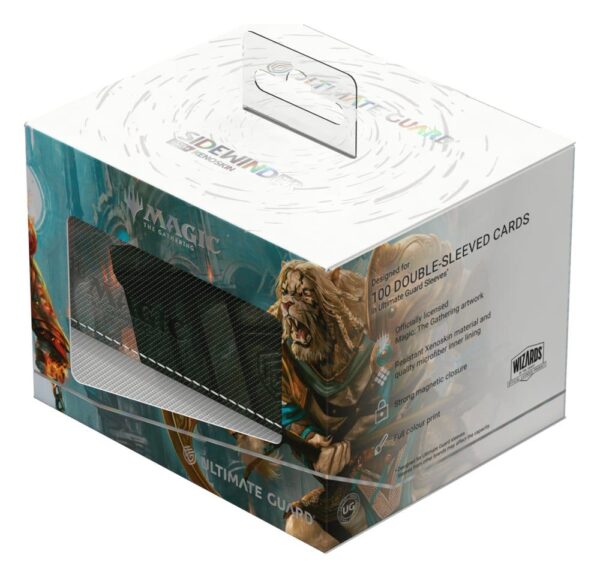 Ultimate Guard: Sidewinder 100+ Xenoskin "Reality Fracture" - Ajani, Counterattack Leader (voor 100 kaarten) - detail 2