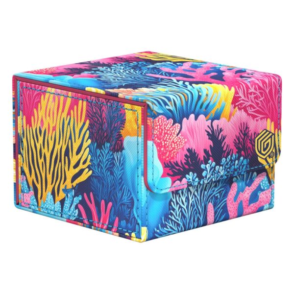 Ultimate Guard: Sidewinder 133+ Xenoskin "Coral Places" - Coral Garden (voor 133 kaarten) - formaatvergelijking