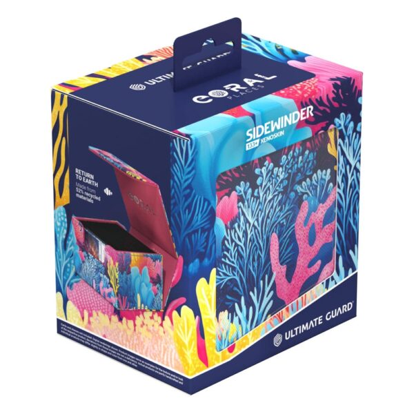 Ultimate Guard: Sidewinder 133+ Xenoskin "Coral Places" - Coral Garden (voor 133 kaarten) - artwork detail