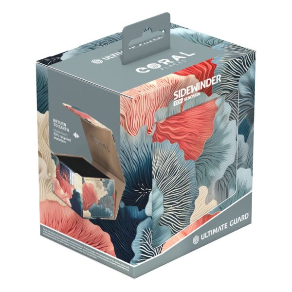 Ultimate Guard: Sidewinder 133+ Xenoskin "Coral Places" - Reef Flowers (voor 133 kaarten) - artwork detail