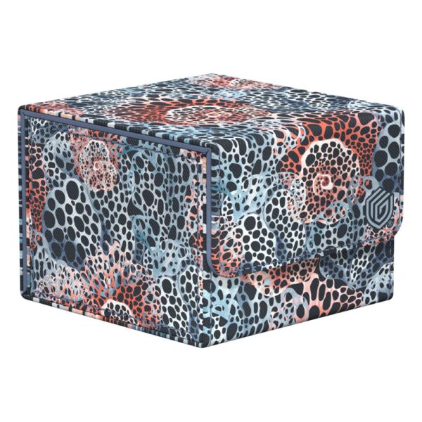 Ultimate Guard: Sidewinder 133+ Xenoskin "Coral Places" - Twilight Tide (voor 133 kaarten) - formaatvergelijking