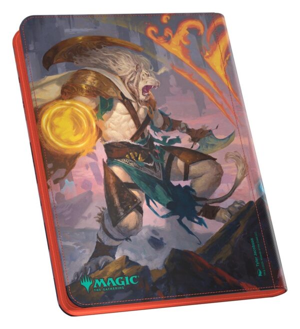 Ultimate Guard: Zipfolio 360 Xenoskin "Reality Fracture" - Ajani Resolute / Ajani Unrelenting (voor 360 kaarten) - geopend