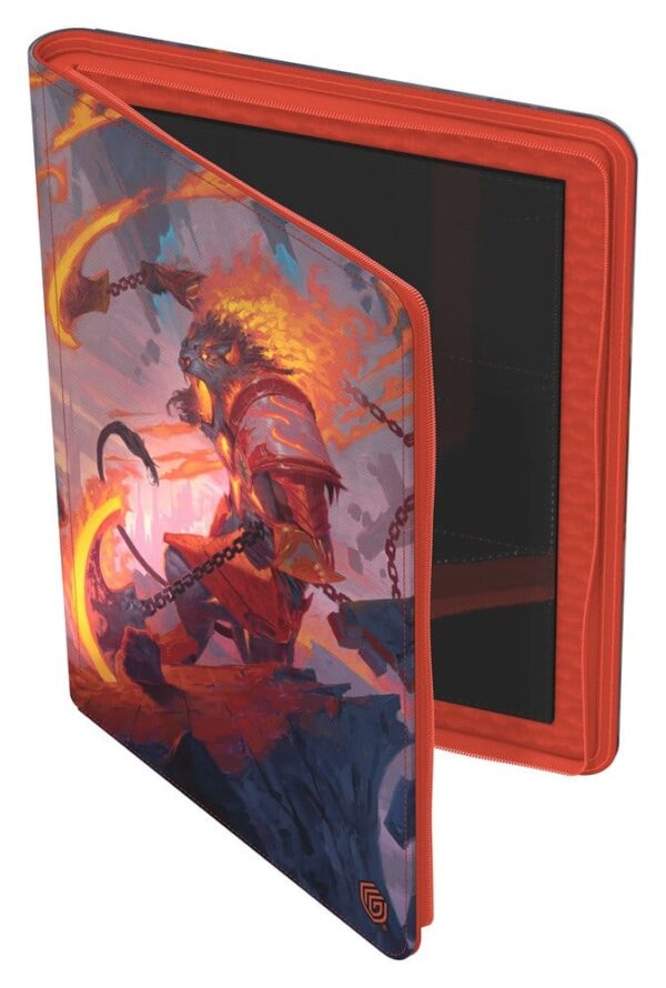 Ultimate Guard: Zipfolio 360 Xenoskin "Reality Fracture" - Ajani Resolute / Ajani Unrelenting (voor 360 kaarten) - zijaanzicht