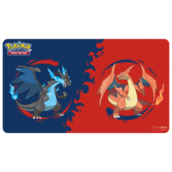 Ultra Pro: Mega Charizard X & Mega Charizard Y - Mega Charizard X en Mega Charizard Y - Playmat 61 x 35 cm - productfoto
