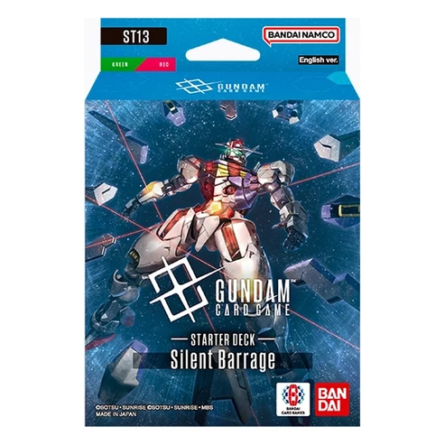 Gundam Card Game Starter Deck ST13 Silent Barrage (1 Deck) – EN