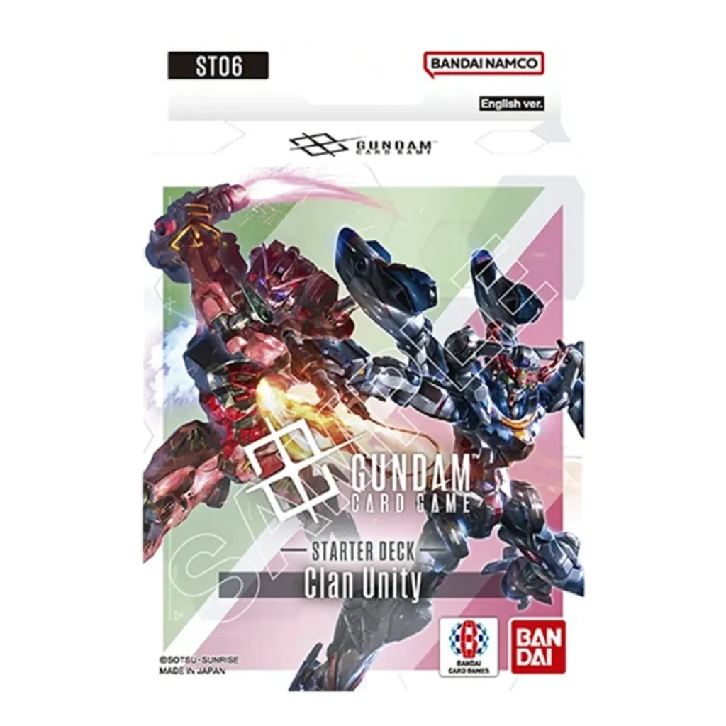 Gundam Card Game - Starter Deck ST06: Clan Unity (Inclusief 50 Kaarten en Bonus Pack) - Engels - voorkant