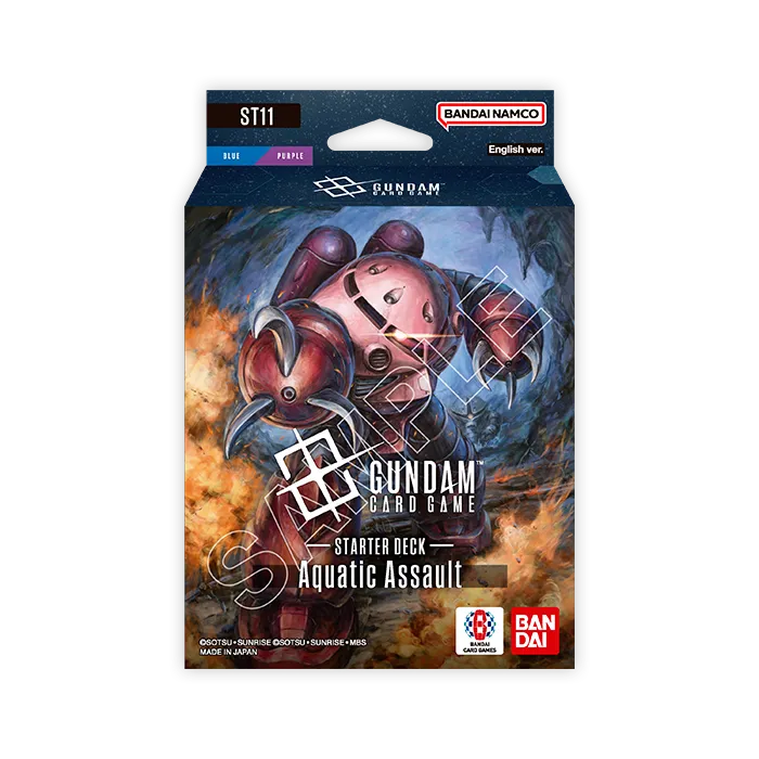 Gundam Card Game Starter Deck ST11 Aquatic Assault (1 Deck) – EN