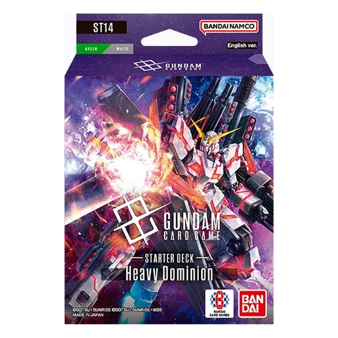 Gundam Card Game Starter Deck ST14 Heavy Dominion (1 Deck) – EN