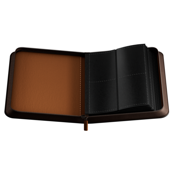 Gatherers' Tavern: DOMARU 4-Pocket Patch Binder - Cryptids Collection: Dusky Ochre - detailopname