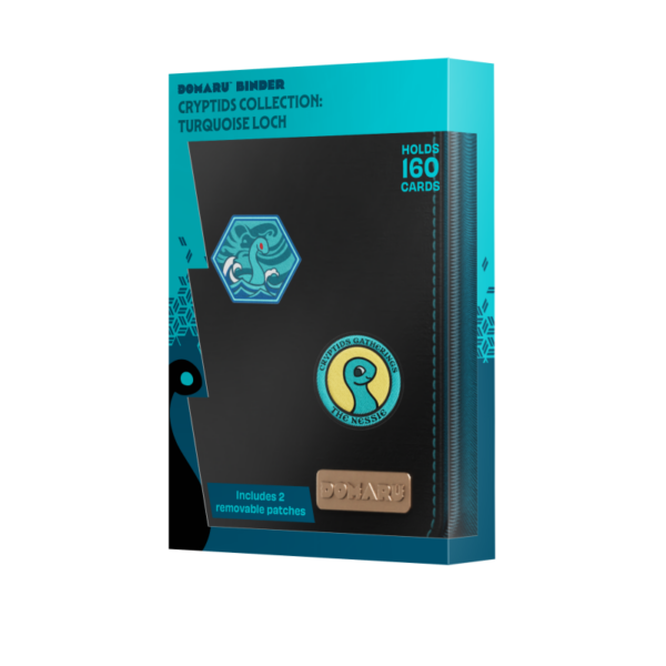 Gatherers' Tavern: DOMARU 4-Pocket Patch Binder - Cryptids Collection: Turquoise Loch - productfoto