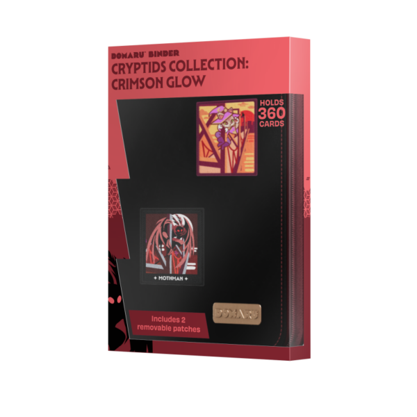 Gatherers' Tavern: DOMARU 9-Pocket Patch Binder - Cryptids Collection: Crimson Glow - productfoto