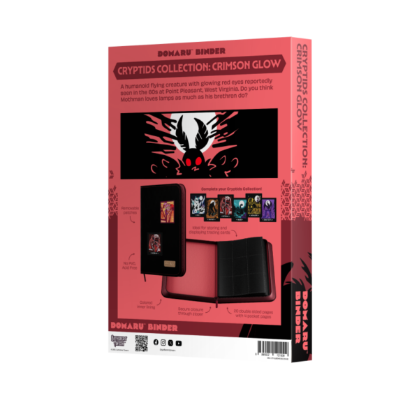 Gatherers' Tavern: DOMARU 9-Pocket Patch Binder - Cryptids Collection: Crimson Glow - achterzijde