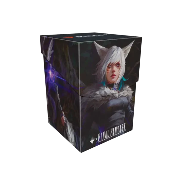 Ultra Pro: Magic: The Gathering - Final Fantasy - 100+ Deck Box: Y'shtola, Night's Blessed (Inclusief Deck Divider) - deck box open met divider