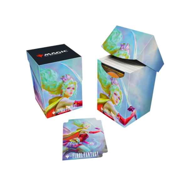 Ultra Pro: Magic: The Gathering - Final Fantasy - 100+ Deck Box: Terra, Herald of Hope (Inclusief Deck Divider) - verpakking vooraan