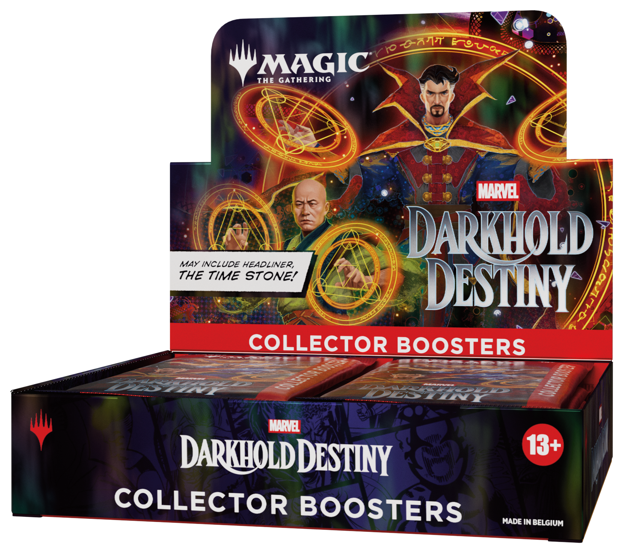 Magic: The Gathering - Marvel: Darkhold Destiny - Collector Booster Display (12 Boosters) (Engels) - display vooraan