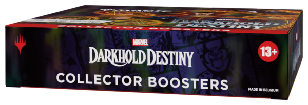 Magic: The Gathering - Marvel: Darkhold Destiny - Collector Booster Display (12 Boosters) (Engels) - display zijkant