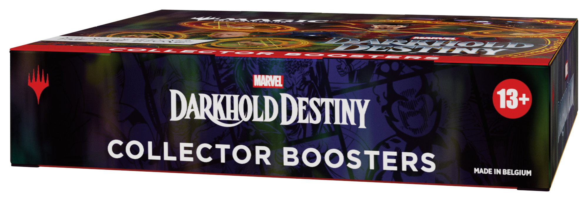 Magic: The Gathering - Marvel: Darkhold Destiny - Collector Booster Display (12 Boosters) (Engels) - display zijkant