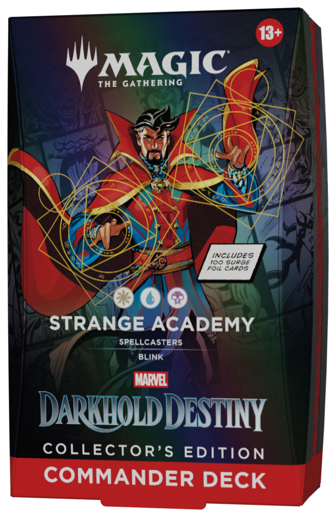 Magic: The Gathering - Marvel: Darkhold Destiny - Collector Commander Decks (4 stuks) (Engels) - display vooraan