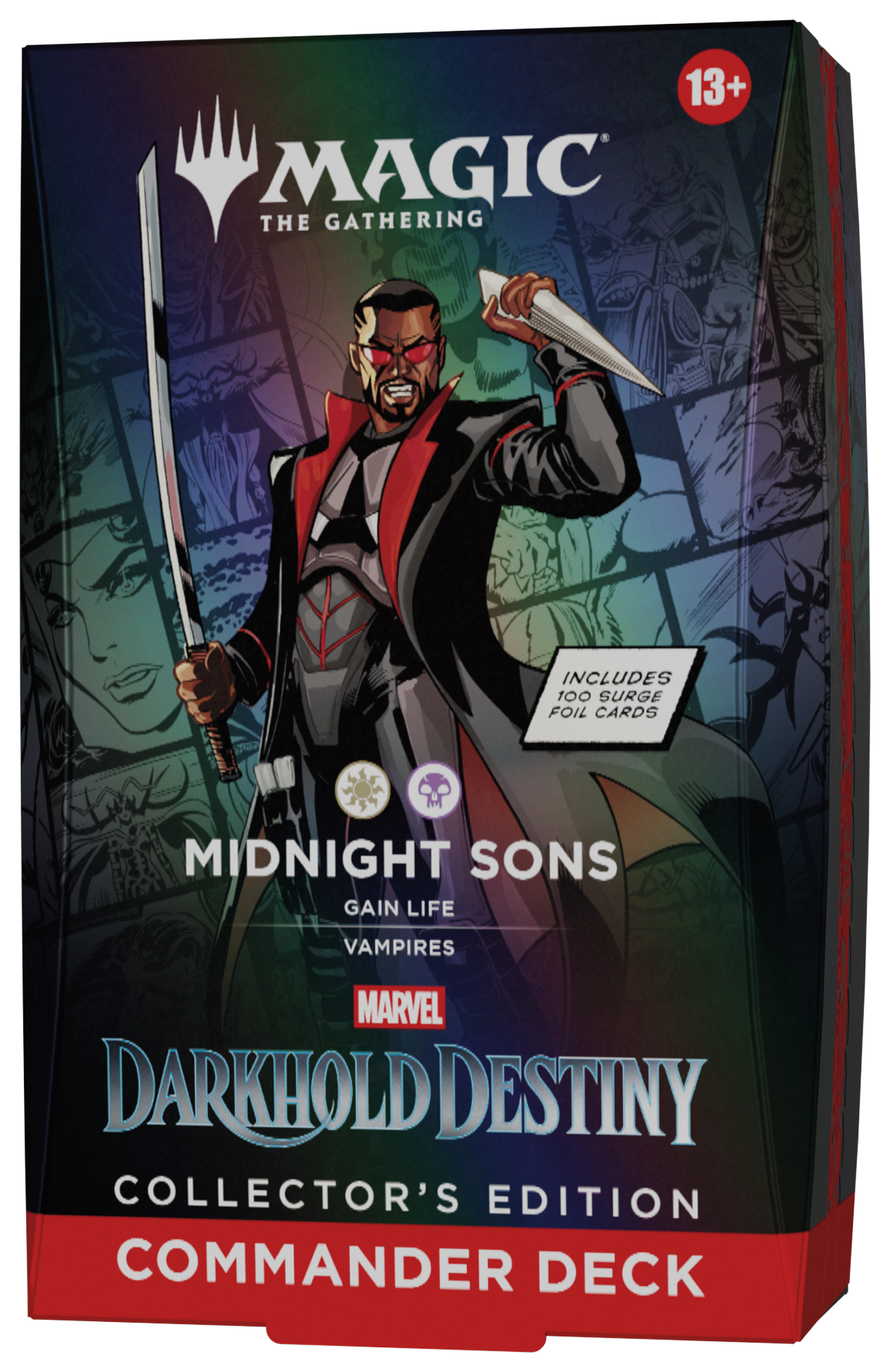 Magic: The Gathering - Marvel: Darkhold Destiny - Collector Commander Decks (4 stuks) (Engels) - surge foil detail
