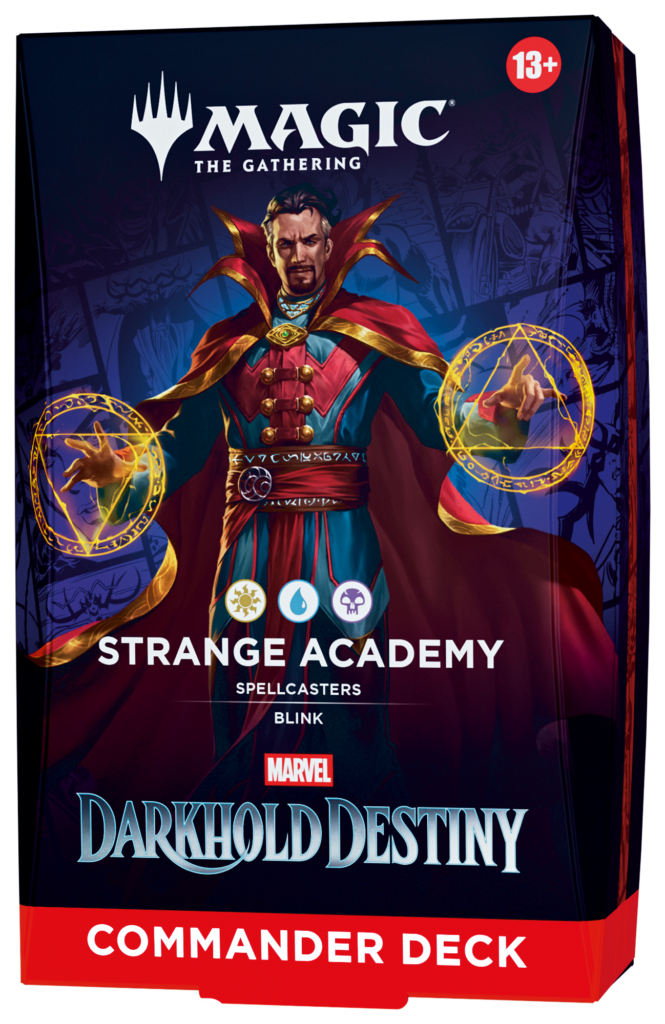 Magic: The Gathering - Marvel: Darkhold Destiny - Commander Decks (4 stuks) (Engels) - display vooraan