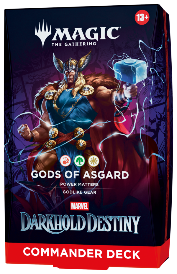 Magic: The Gathering - Marvel: Darkhold Destiny - Commander Decks (4 stuks) (Engels) - de vier deckboxen